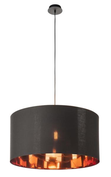 FENDA, Leuchtenschirm, schwarz/kupfer, Ø70 cm