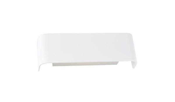 MANA, Leuchtenschirm, Aluminium, weiß, L/H/T 29/9,5/7 cm