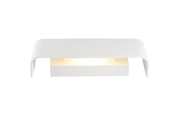 MANA, Leuchtenschirm, Aluminium, weiß, L/H/T 29/9,5/7 cm