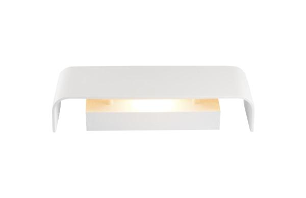 MANA, Leuchtenschirm, Aluminium, weiß, L/H/T 29/9,5/7 cm