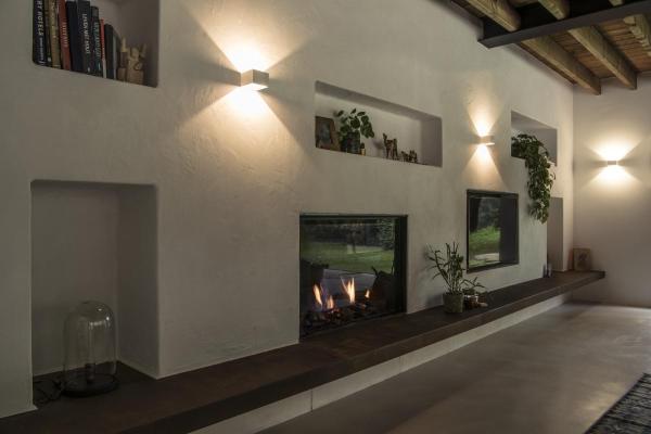 LOGS IN, Wandleuchte, LED, 2000 K-3000 K Dim to Warm, weiß