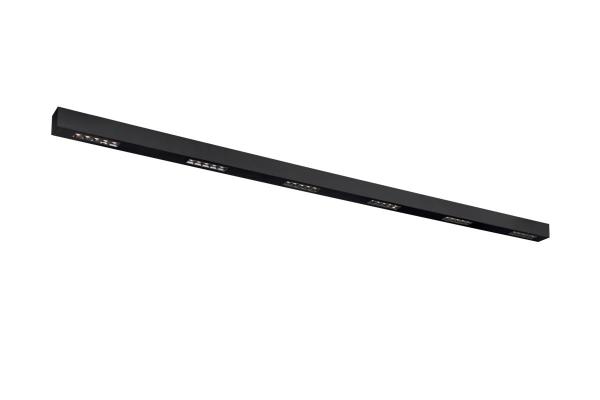 Q-LINE®, LED Indoor Deckenaufbauleuchte, 2 m, BAP, schwarz, 3000 K