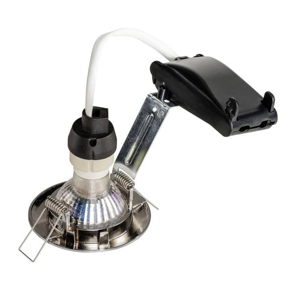 PIKA, Deckeneinbauleuchte, QPAR51, starr, chrom, max. 50 W