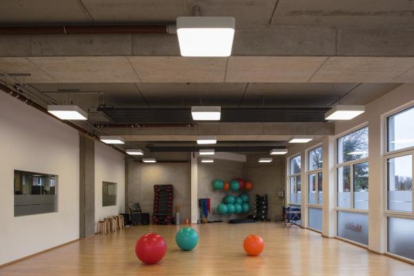 MEDO 60, Deckenleuchte, LED, 3000 K, eckig, weiß, 1-10V