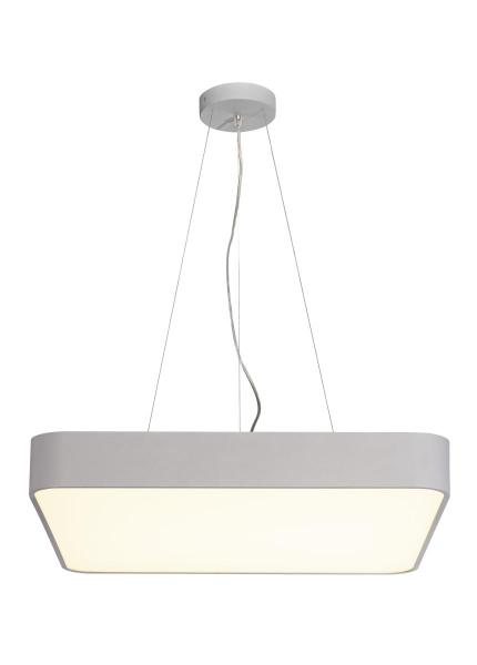 MEDO 60, Deckenleuchte, LED, 3000 K, eckig, silbergrau, 1-10V