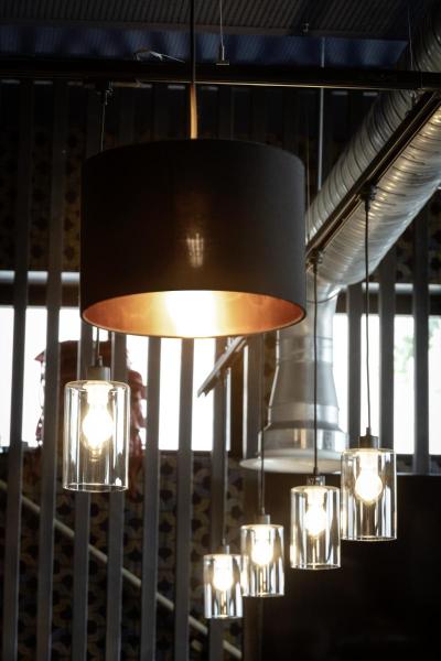 FENDA, Glasleuchtenschirm, Rauchglas