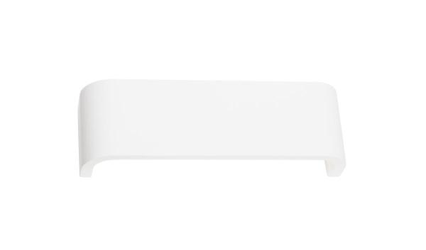 MANA, Leuchtenschirm B/H/T 30,9/9,5/7,4 cm, Gips, weiß