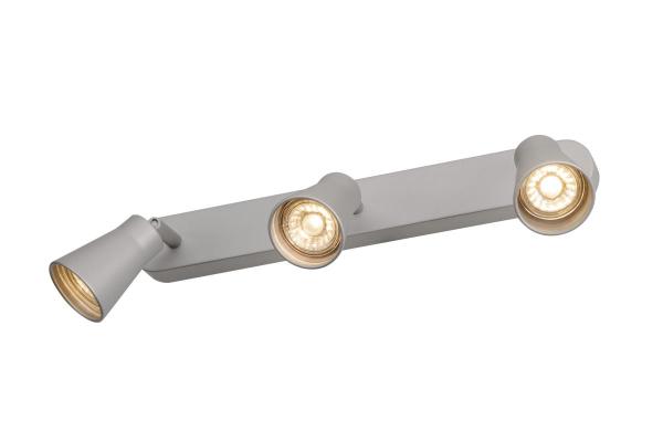 AVO, Indoor Wand- und Deckenaufbauleuchte, QPAR51, silber, max. 50 W