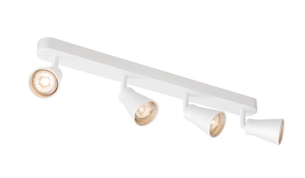 AVO, Indoor Wand- und Deckenaufbauleuchte, QPAR51, weiß, max. 50 W