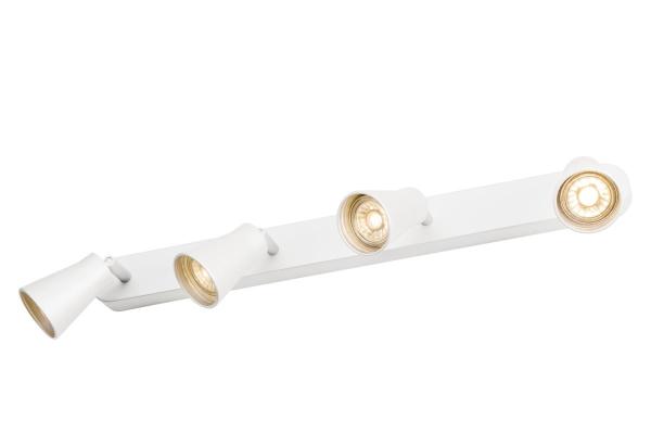 AVO, Indoor Wand- und Deckenaufbauleuchte, QPAR51, weiß, max. 50 W