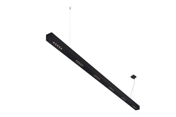 Q-LINE®, LED Indoor Pendelleuchte, 2 m, BAP, schwarz, 3000 K
