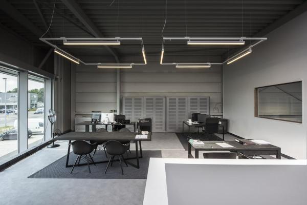 SIGHT TRACK, für Hochvolt-Stromschienen 3Phasen, LED, 3000 K, silbergrau, inkl. 3 Phasen-Adapter