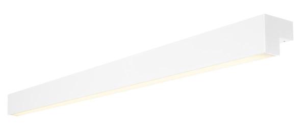 L-LINE 120, Wand- und Deckenleuchte, IP44, 3000 K, weiss