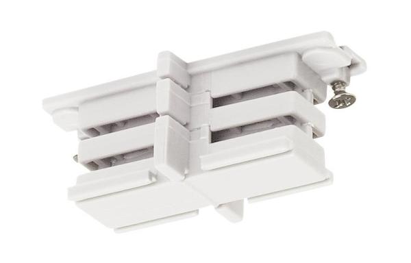 ISOLIERVERBINDER, für S-TRACK Hochvolt 3Phasen-Aufbauschiene, isoliert, verkehrsweiß