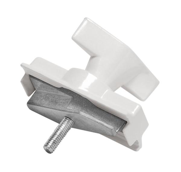 MECHANISCHER ADAPTER, für S-TRACK Hochvolt 3Phasen-Aufbauschiene, verkehrsweiß
