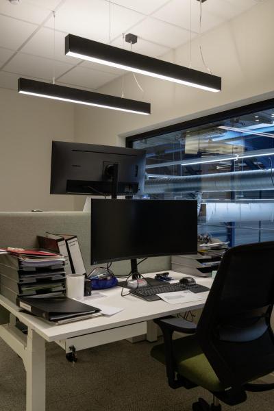 GLENOS, LED, 3000 K, schwarz, 1 m, 43 W