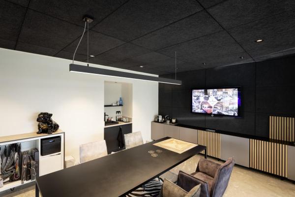 GLENOS, LED, 3000 K, schwarz, 2 m, 85 W