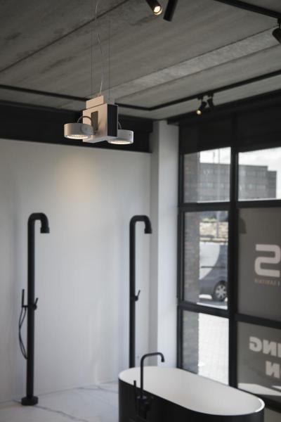 TEC KALU, LED Indoor Wand- und Deckenaufbauleuchte, double weiß/schwarz 24° 3000 K