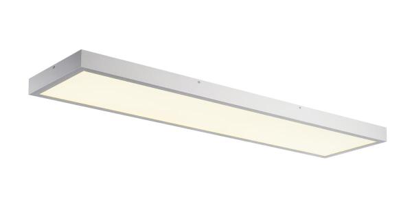 PANEL, 1200x300 mm LED Indoor Deckenaufbauleuchte,4000 K, silbergrau