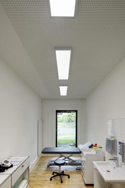 PANEL, 1200x300 mm LED Indoor Deckenaufbauleuchte,4000 K, silbergrau