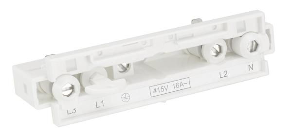 EUTRAC®, Längsverbinder mit Einspeisemöglichkeit, verkehrsweiss