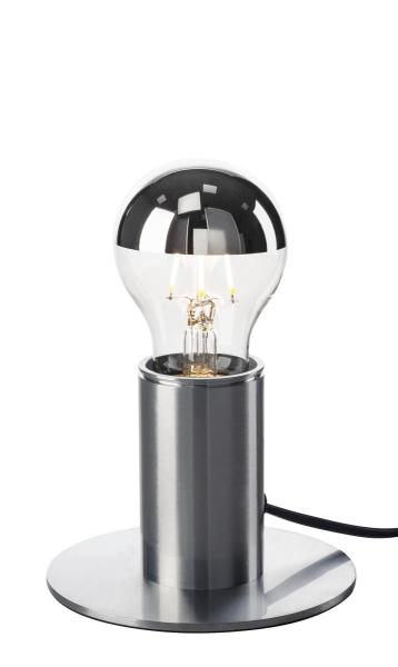 FITU, Indoor Tischleuchte, alu gebürstet, E27, max. 10 W