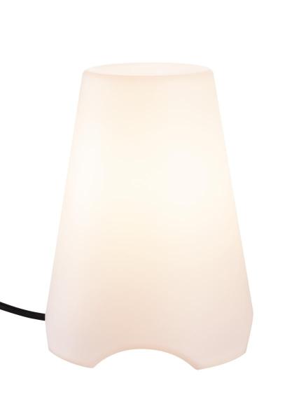 KIROCONE, Outdoor Tischleuchte, E27, IP44, weiss, max. 60 W