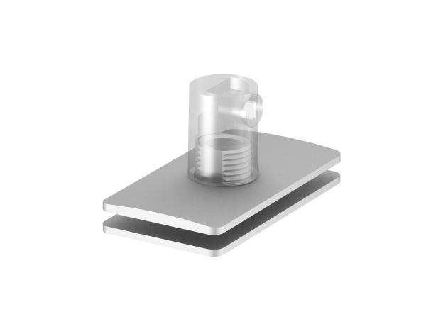 H-PROFIL Zugentlastung/Pendeleinspeisung silber