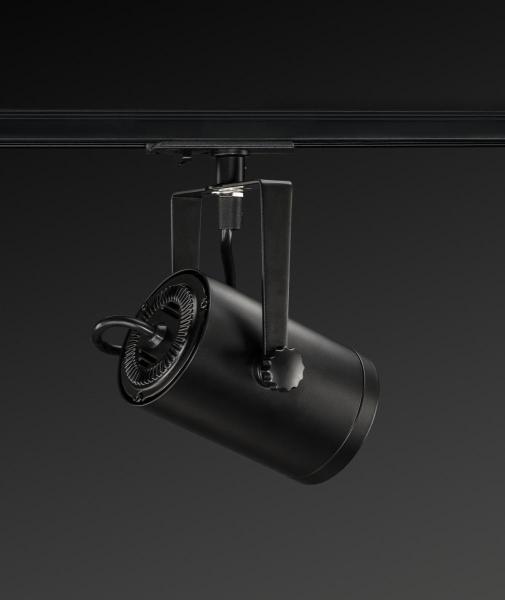 EURO SPOT TRACK SPOT, schwarz, QPAR51 25 W, inkl. 1P.-Adapter