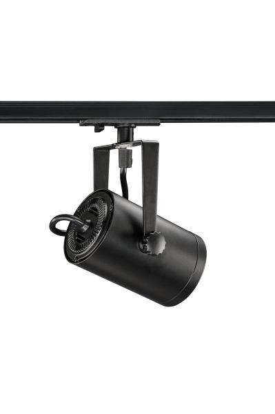 EURO SPOT TRACK SPOT, schwarz, QPAR51 25 W, inkl. 1P.-Adapter