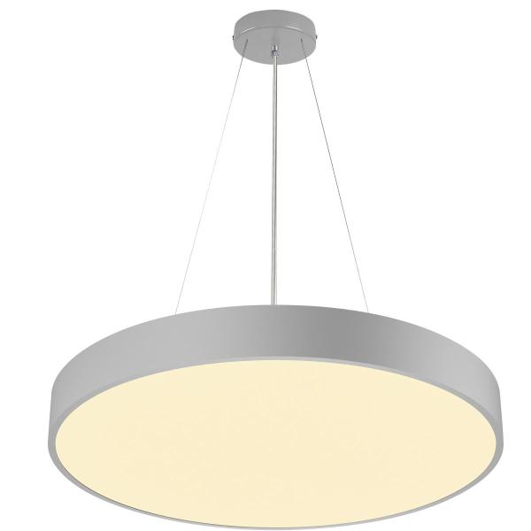 MEDO 60 AMBIENT, LED Indoor Wand- und Deckenaufbauleuchte, DALI, silbergrau, 3000/4000 K