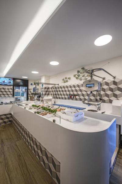 MEDO 40, LED Indoor Deckeneinbauleuchte, rahmenlose Version, weiß, 3000/4000 K