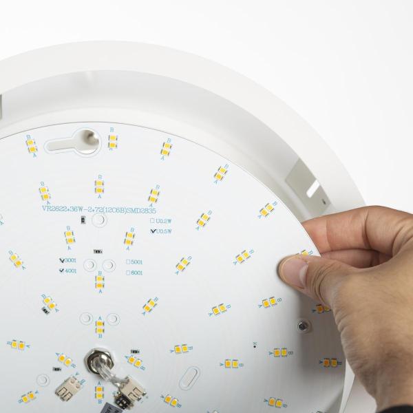 MEDO 30, LED Indoor Deckeneinbauleuchte, Rahmenversion, weiß, 3000/4000 K