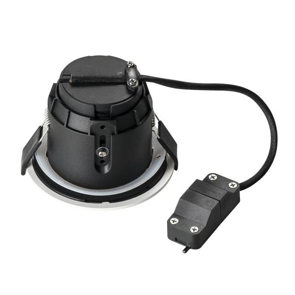 VARU, Outdoor Deckeneinbauleuchte, schwarz/weiß, IP20/65