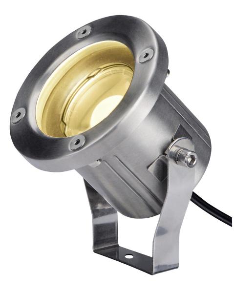 NAUTILUS 10 SPOT LED, LED Outdoor Erdspießleuchte, Edelstahl 316, IP55, 3000 K