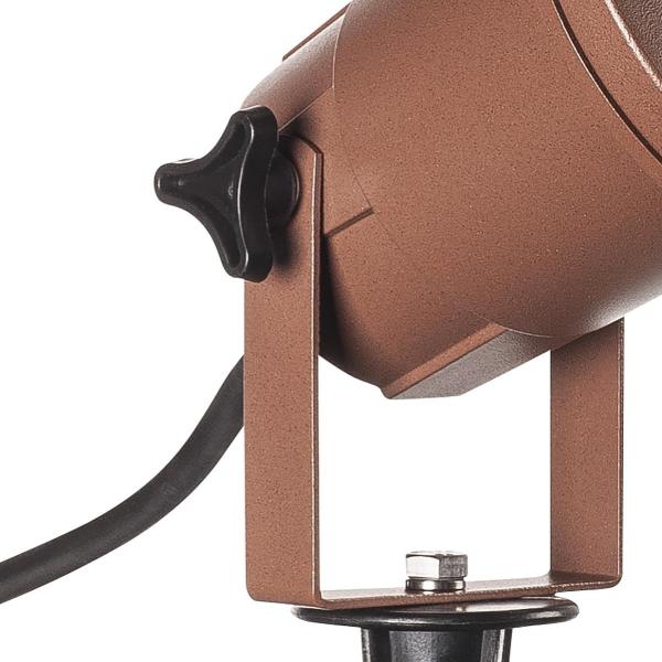 BIG NAUTILUS, Outdoor Erdspießleuchte, rost farbend, IP65 max. 11 W