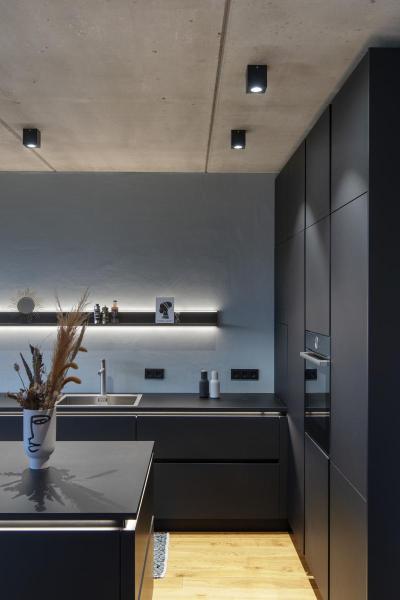 TRILEDO, Indoor Deckenaufbauleuchte, QPAR51, schwarz, max 10 W, eckig