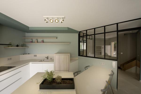 KALU, Indoor Wand- und Deckenaufbauleuchte, quad, QPAR111, weiß, 4x75 W