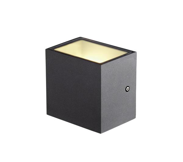SITRA S, LED Outdoor Wand- und Deckenaufbauleuchte, anthrazit, IP65, 3000 K, 11 W