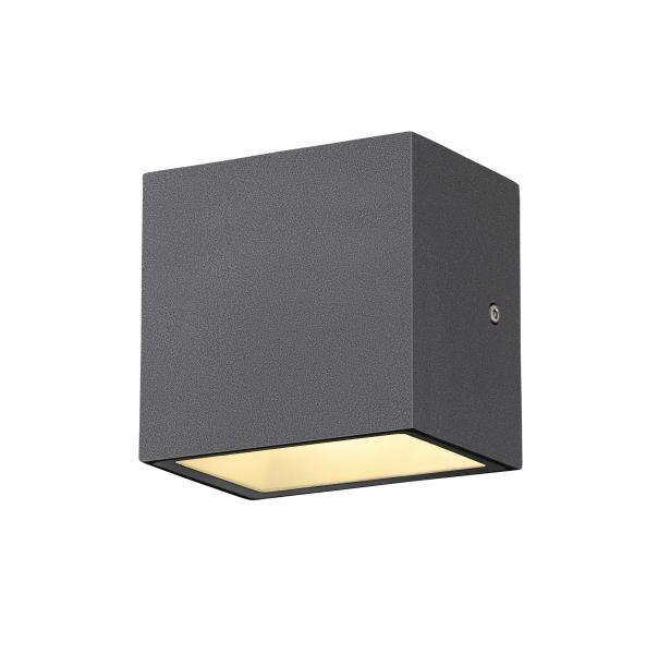 SITRA S, LED Outdoor Wand- und Deckenaufbauleuchte, anthrazit, IP65, 3000 K, 11 W
