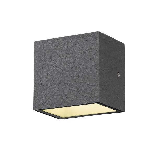 SITRA S, LED Outdoor Wand- und Deckenaufbauleuchte, anthrazit, IP65, 3000 K, 11 W