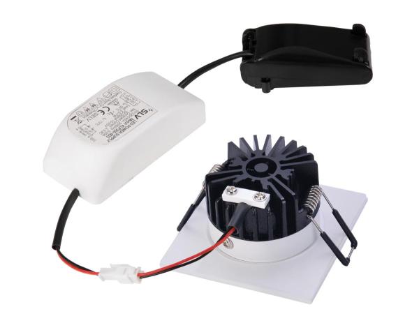 PATTA-I, LED Outdoor Deckeneinbauleuchte, eckig DL IP65 weiß 1800-3000 K