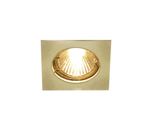 PIKA, Indoor Deckeneinbauleuchte, messing, starr, max. 50 W