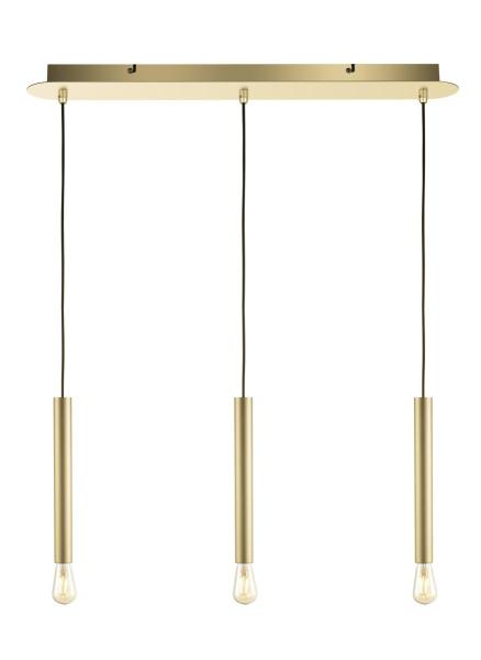 FITU tripple Rosette lang, soft gold