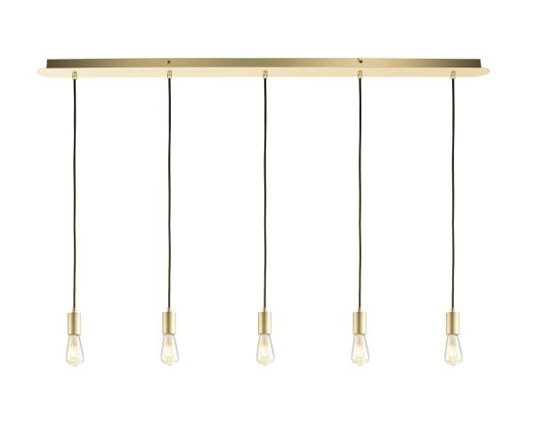 FITU fünfach Rosette lang, soft gold