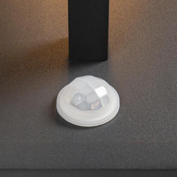 QUADRULO SENSOR, E27 Outdoor Wandaufbauleuchte anthrazit inklusive Sensor