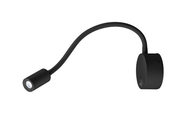 DIO FLEX PLATE, LED Indoor Wandaufbauleuchte, schwarz, 4000 K