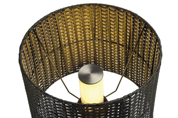 ADEGAN MANILA, PE Rattan anthrazit + SST 304 + Granit G654, E27, max. 15 W