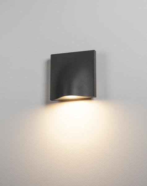 VILUA L, Outdoor Wandaufbauleuchte anthrazit 3000 K IP54 100° 810 lm