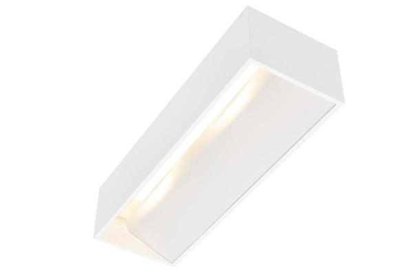 LOGS IN L Indoor LED Wandaufbauleuchte weiß 3000 K TRIAC dimmbar